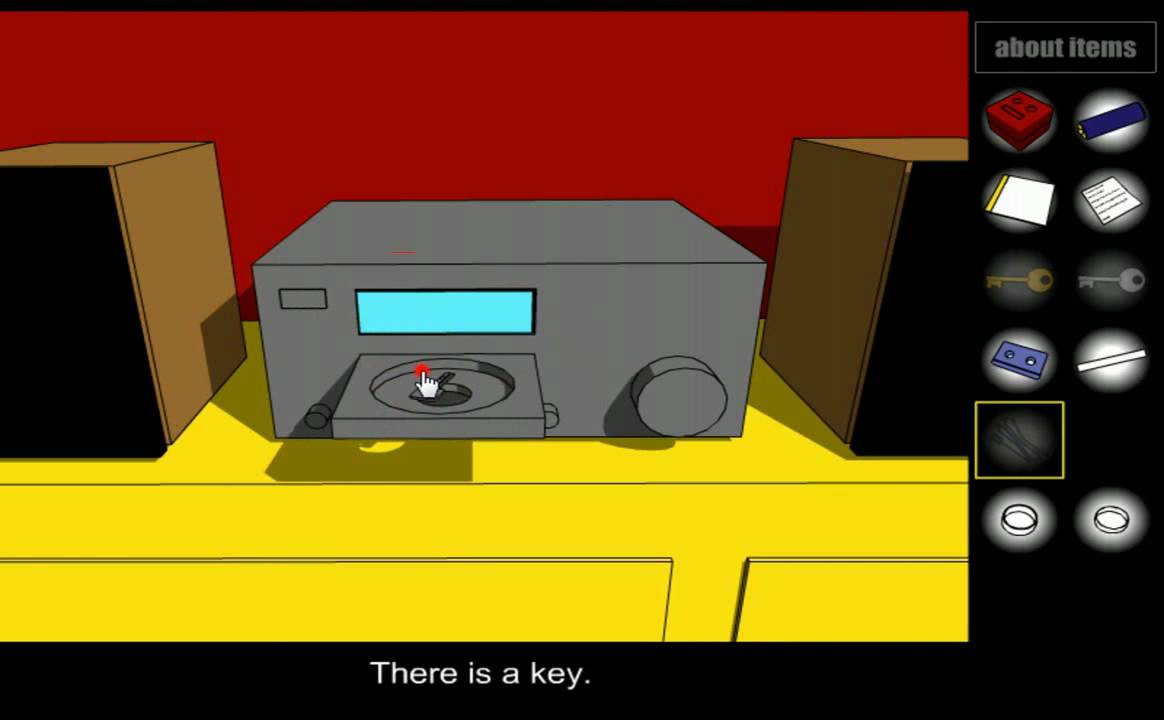 Screenshot from The Crimson Room