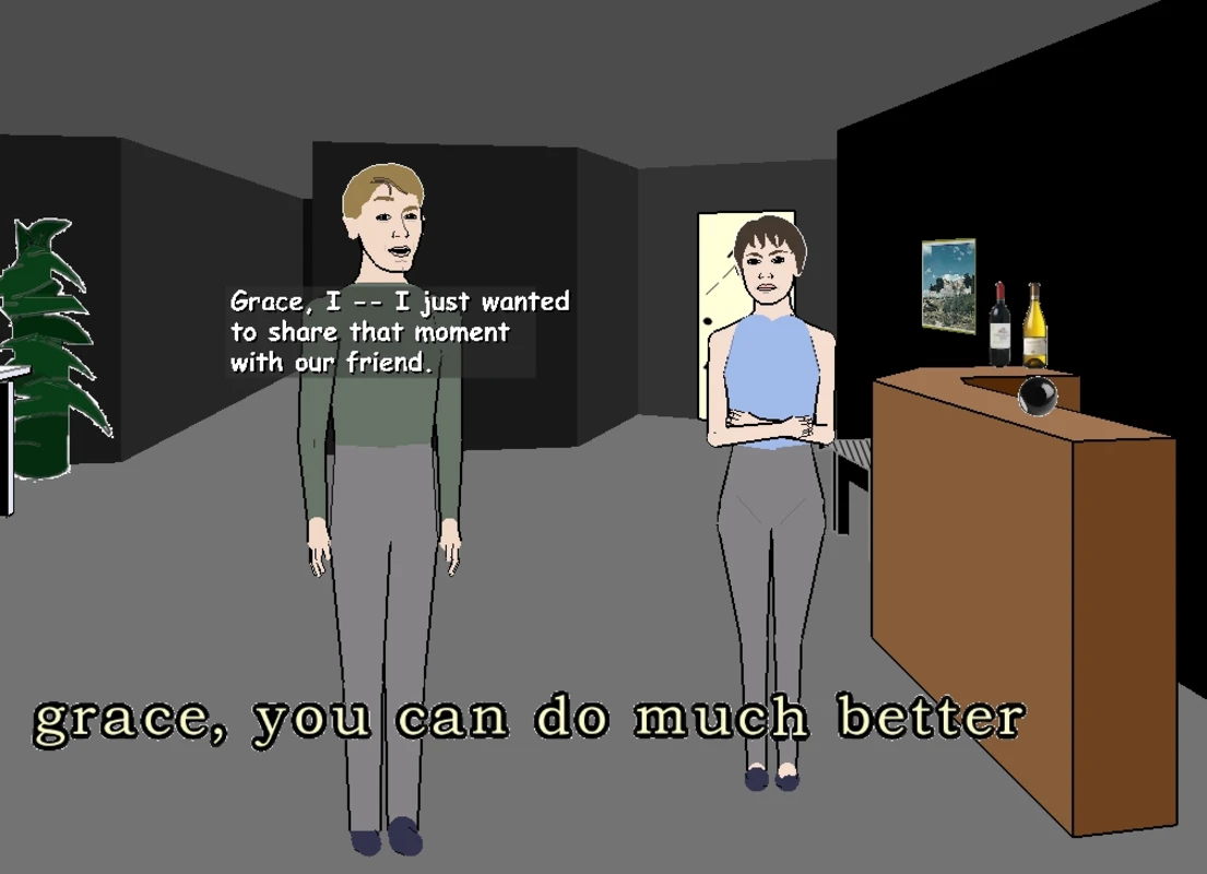 Gameplay from Façade