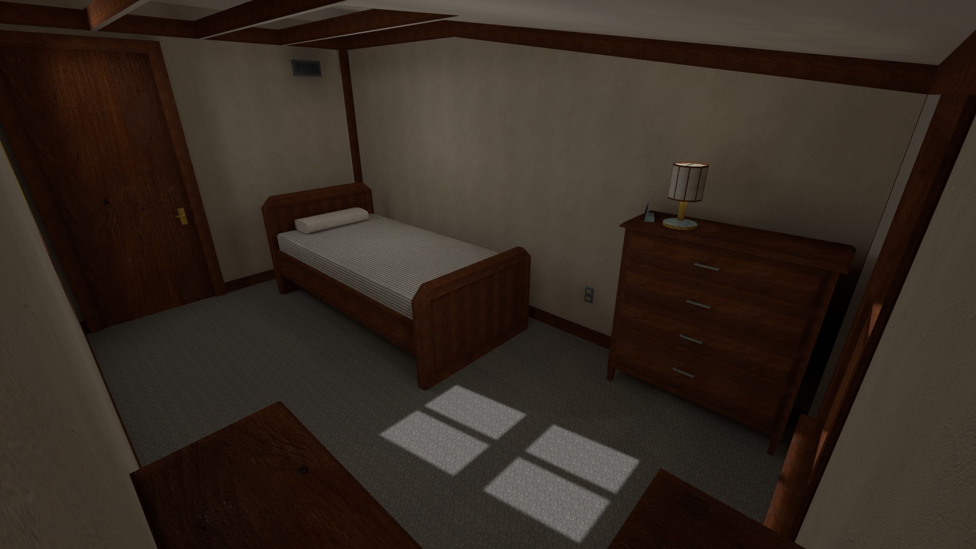 The bedroom from Blockland